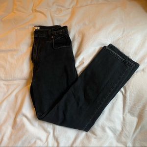 Abercrombie Ultra High Rise Ankle Straight Jeans